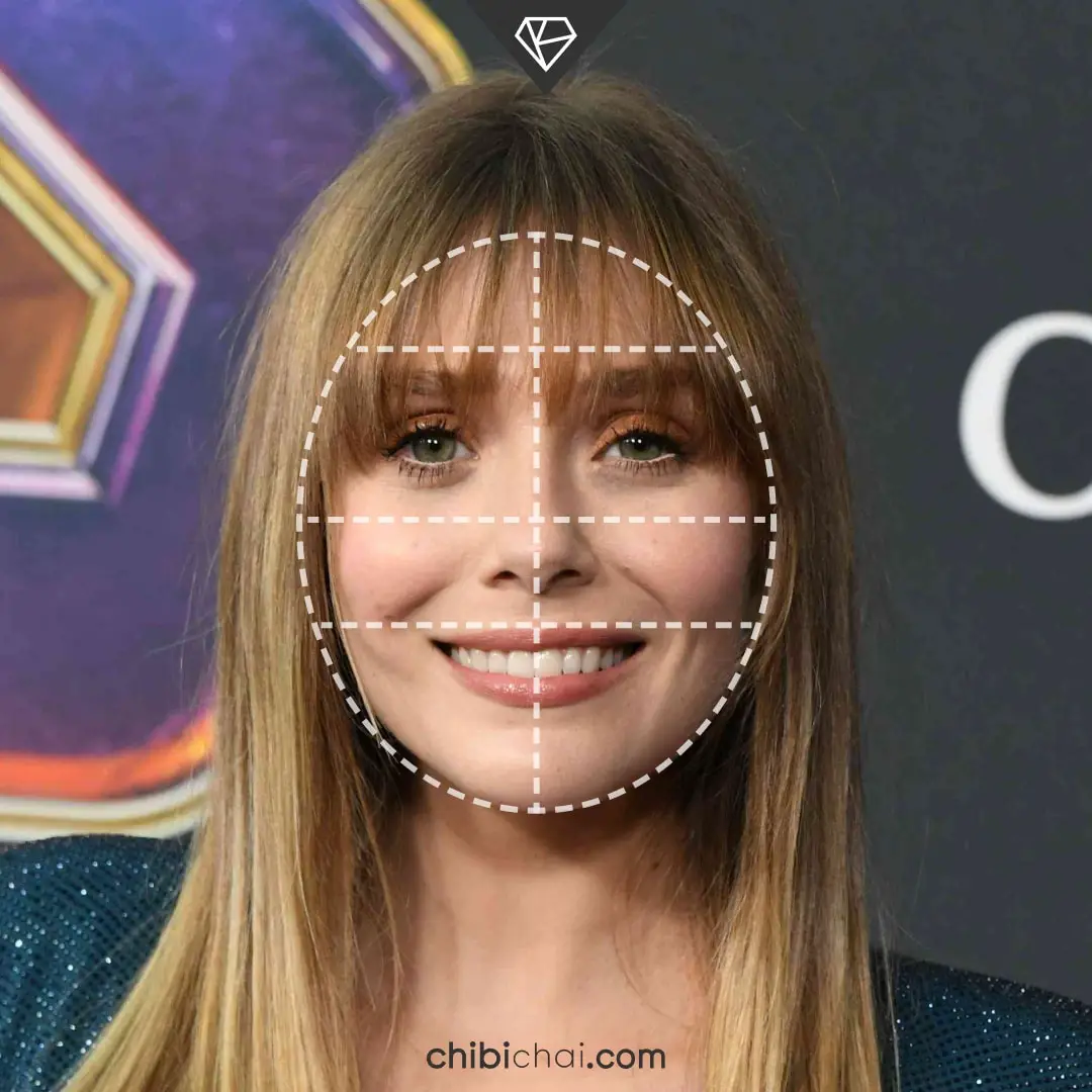 rostro redondo cara redonda Elizabeth Olsen