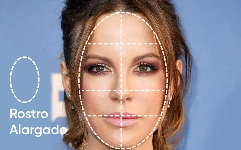 rostro alargado cara alargada Kate Beckinsale